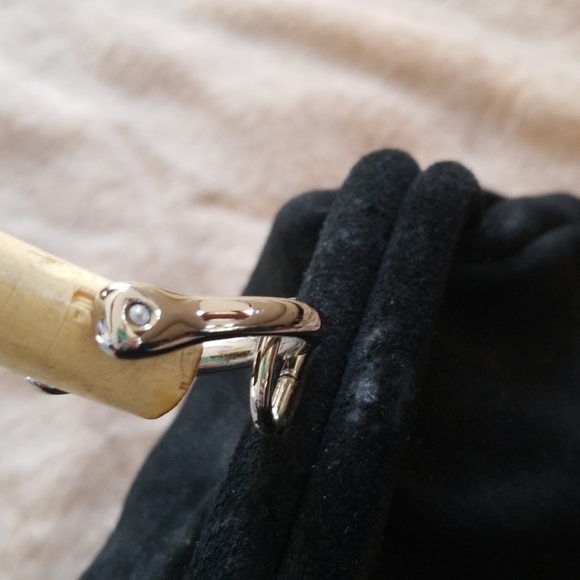 Banana Republic black suede bag with bamboo handle - Picture 5 of 6